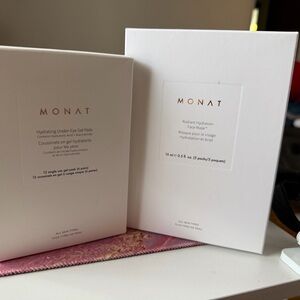 MONAT Hydrating Under-Eye Gel Pads and Radiant Hydration Face Mask Set